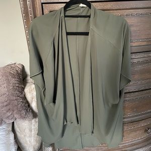 Olive Green Shaw - Size Small